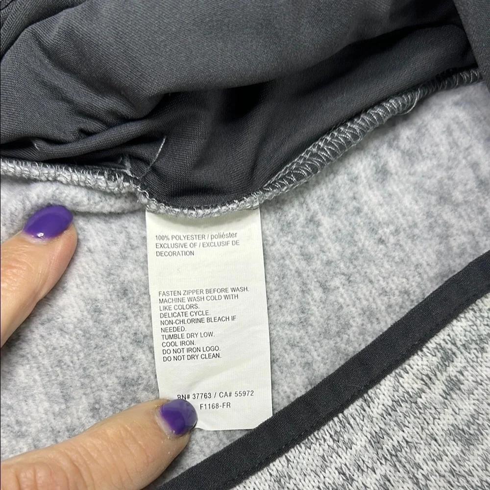 Grand Slam Heather Gray Vest with Black Accents